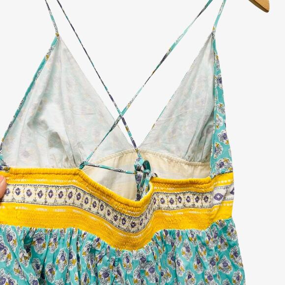 J. Crew Blue and Yellow Ruffled Sundress - Picture 7 of 8